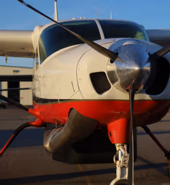 Cessna plane at Boulder City hangar